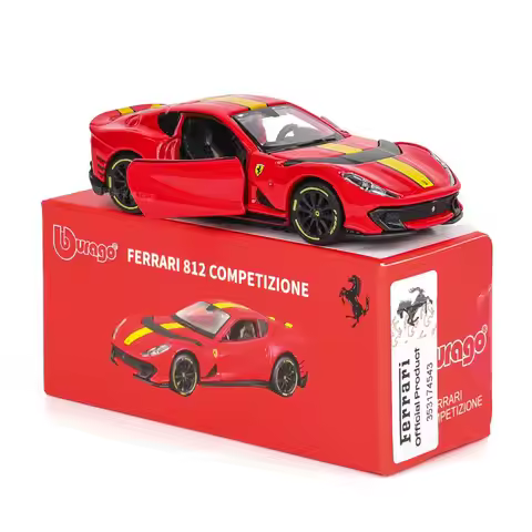 Bburago 1:64 genuine Ferrari SP1 812 COMPETIZIONE ENZO F40 F12TDF SF90 car model series children's C