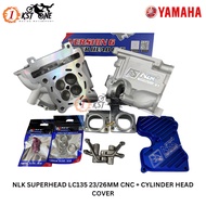 NLK SUPERHEAD LC135 23/26MM CNC + CYLINDER HEAD COVER