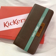 Kickers Long Purse Wallet Leather With Free Eject Sim Card Pin KDIM50676