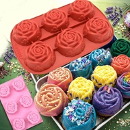 Medium Rose Silicone Cake Mould Jelly Mould Pudding Mould 6-in-1