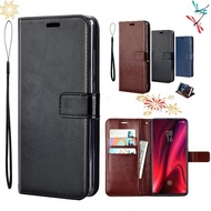 Case For OPPO A7X F9 F9PRO CPH1823 CPH1881 CPH1825 Casing Business Leather Foldable Buckle Bag with Rope Wallet and Phone Case