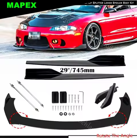 For Mitsubishi Eclipse Spyder Front Bumper Lip Splitter Lower Spoiler Side Skirt