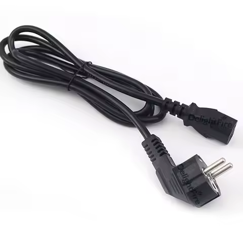 AC EU Power Cable Cord EU PC Cable 1.2m/1.5m/1.8m Laptop Power Cable For Samsung LG Sony TV Samsung 