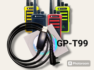 สายโปรแกรม และ โปรแกรม วิทยุสื่อสาร T99 motorola GP-T99 / 137-174 MHz./245 MHz ปรับความถี่ บันทึกช่อง หรือใส่โทน ทำเองได้ง่าย