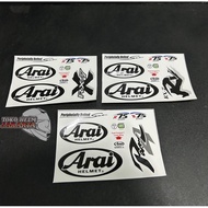Arai Ram 4/ VZ /RX7 Premium Sticker Set