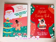 個人化數字及ABC練習冊 聖誕禮物|小朋友禮物 嬰兒用品 嬰兒禮物 圖書 個人化 幼稚園 幼兒教育 早教 手繪插畫 手繪圖書
