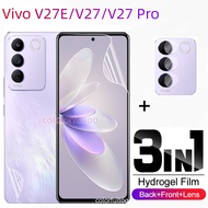3in1 Soft TPU Screen Protector For Vivo V27e V 27 V27 Pro V27Pro V25 Pro V25Pro V25e V23e 4G 5G Full
