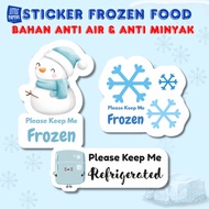 Frozen Food Label Stickers Frozen Food Packaging Littlepapers