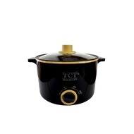 Aesthetic Electric Pot Cooker Multifunction Adjustable Heat Electric Frying Hot Pot Glass Cover