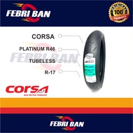 Corsa PLATINUM R46 TUBELESS Motorcycle Outer Tire 90/80-17