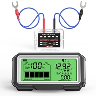 ANCEL BM200 PRO 12V จอเครื่องทดสอบแบตเตอรี่ LED บนรถจอแสดงผล Head-Up Display กันน้ำ SOC ชาร์จแบตเตอร