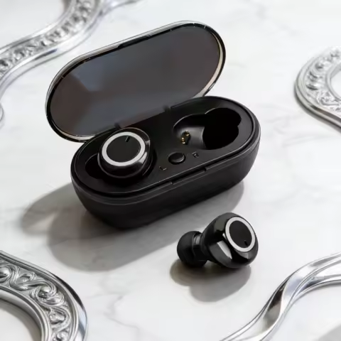 New TWS Bluetooth Earphones Wireless Headset Deep Bass Earbuds True Wireless Stereo Headphones Sport