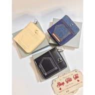 Ce ka 101 women's small short wallet, foldable with many compartments (with box)