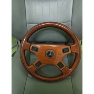Mercedes-Benz W123 & W124 Wood Steering Wheel (USED)