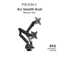 PRISM+ Arc Stealth Dual VESA Monitor Arm