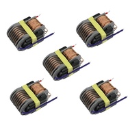 5Pcs 15KV High Frequency Voltage Inverter Voltage Coil Arc Generator Step up Boost Converter Power T