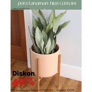 KAYU 30cm pot/Living Room Decoration/30Cm Large pot FREE Wooden PACKING