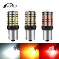 ไฟเลี้ยว LED สัญญาณ1156 P21W PY21W Super Bright ด้านหลัง Canbus Led แอมเบอร์สีเหลือง3014 144SMD