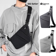 【SG SELLER】Underarm bag Anti-theft Chest bag Men's shoulder bag Crossbody bag Women's travel mini ba