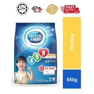 DUTCH LADY 456 850G Honey Madu Growing Up Milk Formula 4-6 years (Susu, Milk Powder, 奶粉) CHEAPEST MU