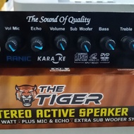 kit power amplifier speaker aktif stereo  plus echo 1400 PMPO tiger