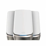NETGEAR Orbi Mesh WiFi 6E router 旗艦級四頻路由器 3 件套裝 (WHITE) (RBKE963)