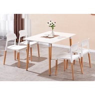 (READY STOCK) Eames Dining Table 120X60CM / Meja Makan / Study Table / Dining Table Set