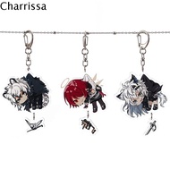 CHARRISSA ผู้หญิง ผู้ชาย Llaveros จี้ห้อยกระเป๋า อมิยะ Silverash พวงกุญแจอะคริลิค พวงกุญแจเกม arknig
