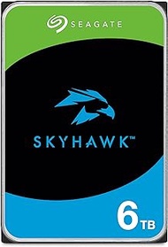 Seagate Skyhawk 6TB Video Internal Hard Drive HDD – 3.5 Inch SATA 6Gb/s 256MB Cache for DVR NVR Security Camera System with in-House Rescue Services – Frustration Free Packaging (ST6000VXZ09)