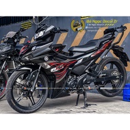 EXCITER 155 BLACK RED FIRE STICKER