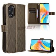 OPPO A38 Flip Diamond PU Leather Wallet Card Slot Phone Cover OPPO A38 A58 A57 A77 A78 A98 A 38 OPPO