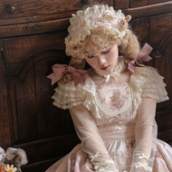 Ready Stock Rabbit Afternoon Tea Small Things Original Lolita bnt Girly Feel Brooch Headband Flower 