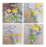 絕牌小仙子吊飾後面有扣針。代購Disney日本東京迪士尼限定正版 愛麗絲Alice in wonderland 柴郡貓 妙妙貓 生蠔bb絕版中古 美人魚Ariel The Little Mermaid