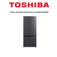 Toshiba 332L Bottom Mounted Fridge GR-RB410WE-PMX