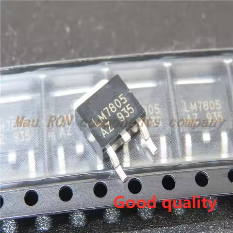 10PCS/LOT LM7805 7805 TO-252 SMD three-terminal regulator tube 5V regulator New In Stock Original Qu