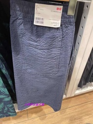 Uniqlo กางเกงยีนส์ขาสั้นยางยืดสำหรับสุภาพบุรุษ 467233 474123 Uniqlo