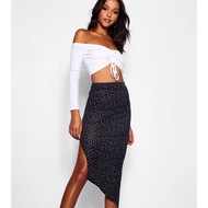 Boohoo auth diagonal skirt