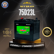 OSIMA 75D23L / D23 / D23L MF Car Battery | Bateri Kereta | Proton Exora Preve Inspira & Nissan X-Tra