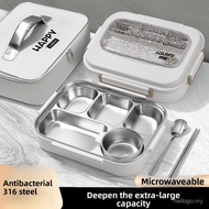 2000ml Stainless Steel Insulated Lunch Box Microwaveable Heating 2025 New Style Student Large Capaci