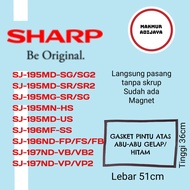 Gasket karet pintu kulkas sharp SJ-195 SJ-196 SJ-197 Original