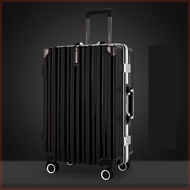 กระเป๋าเดินทาง ABSย้อน ยุค น้ำหนักเบา กระเป๋าล้อลาก suitcase ล้อลากกระเป๋าล้อลาก 24 นิ้ว 8 ล้อคู๋ กระเป๋าเดินทางขึ้นเครื่องบินได้ ลากกระเป๋าเดินทาง luggage suitcase กระเป๋าเดินทาง แข็งแรง ทนทาน กระเป๋าลาก 20 นิ้ว ราคาถูก