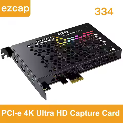 4K 60fps HDR Loop PCI-e HDMI Video Capture Card 4Kp30 1080P@120FPS Game Recording Live Streaming for