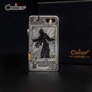 Antique Metal Shawshank Redemption Lighter, Unique Vintage Collection Gift