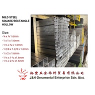 MILD STEEL BESI HOLLOW SQUARE/RECTANGULAR HOLLOW SECTION BESI HOLLOW TEBAL 1.6mm 方喉钢铁 METAL HOLLOW