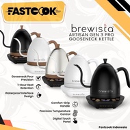 Brewista Artisan Gooseneck Kettle Gen 3 Pro 600ML & 1L - Gooseneck Coffee Kettle - Electric Goosenec