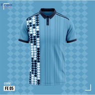 (Y02)Baju Polo Lelaki Jersey Futsal Bolasepak Jurulatih Guru PJ Design Terbaru Kolar Short Sleeve Un