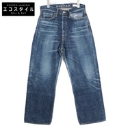 Denham OLDTIMER 靛藍棉束口紐扣闊腿牛仔褲，28 碼，日本製 (01-24-12-11-077)