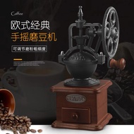 ShiMiTuMiMao เครื่องบดและเครื่องทำกาแฟ Penggiling Kopi แบบใช้มือแกนเซรามิคแบบพกพาสำหรับใช้ในครัวเรือนรอกหมุนโลหะ