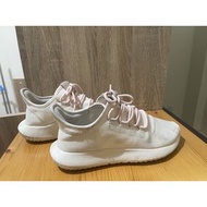 Adidas Tubular Shadow 小350-白粉色