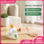 【SG】Mini Pill Box Portable Pill Organizer Pill Case Travel Medicine Case Pill box AM PM Weekly Month